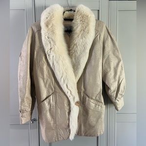 Leather and Fur coat